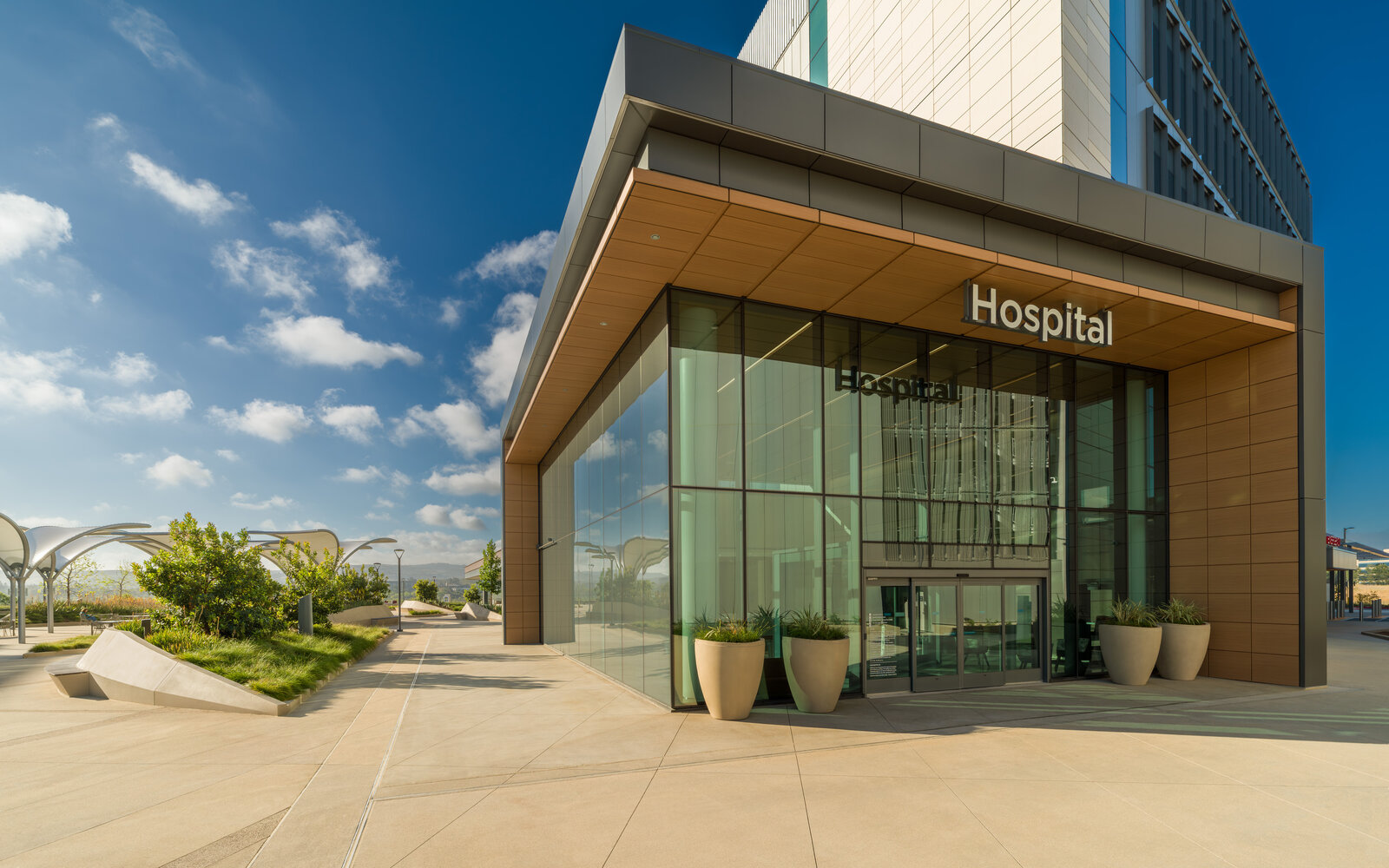 UCI Health hospital entrance